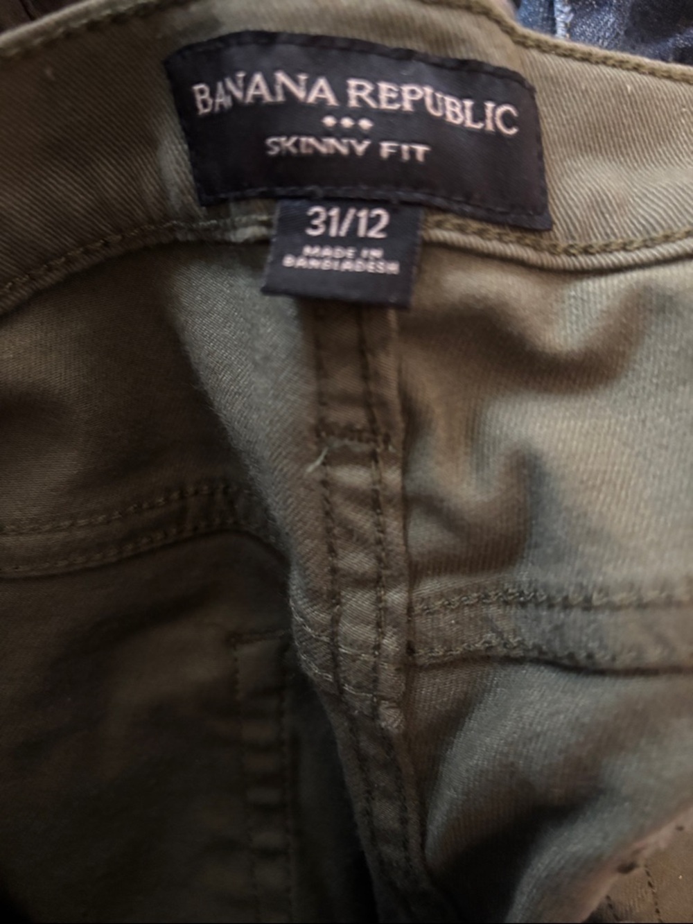 Banana Republic Olive Green Skinny Fit Pants